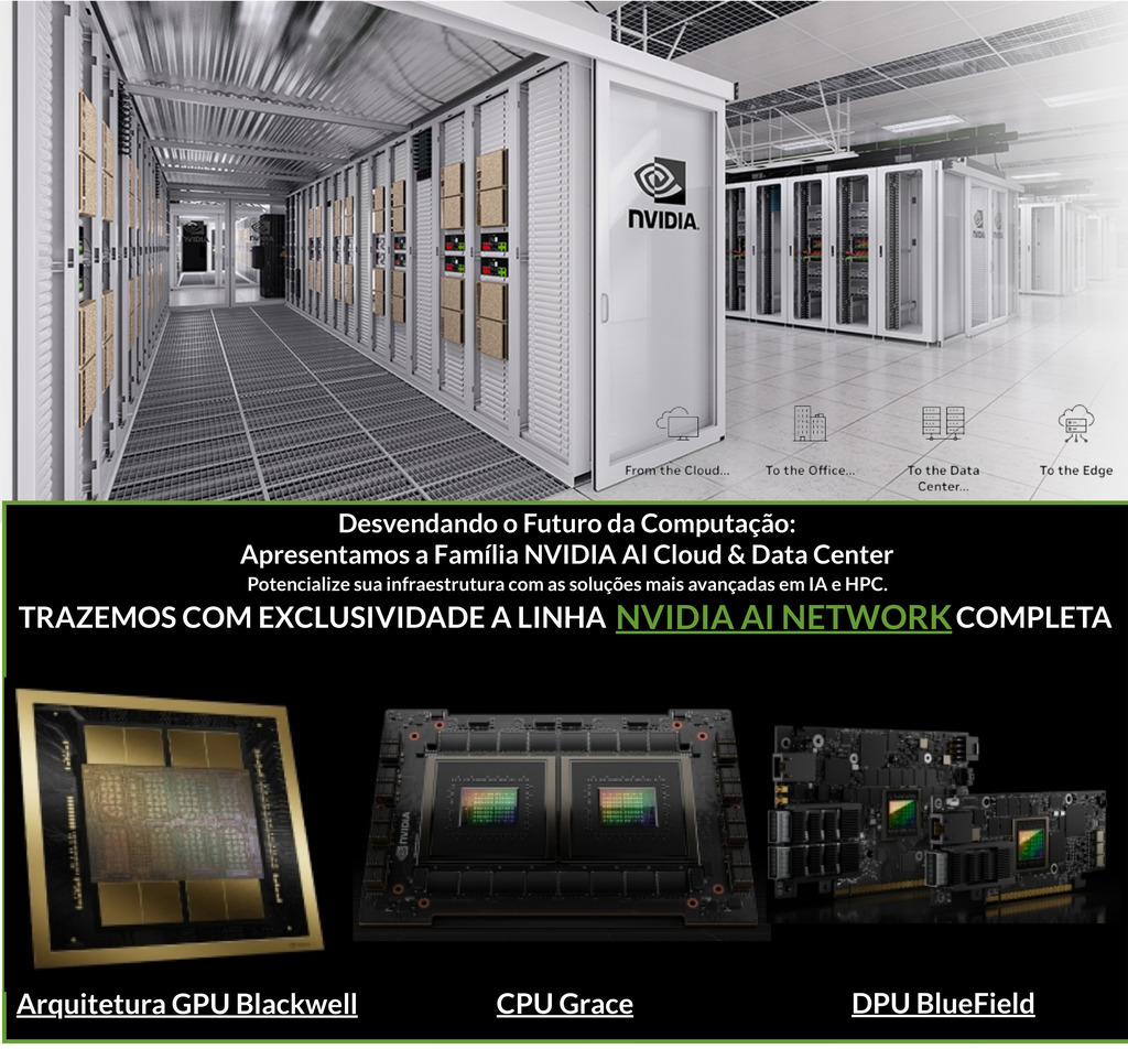 NVIDIA H200 NVL Tensor Core GPU 141GB , 900-21010-0040-000 - Loja do Jangão - InterBros