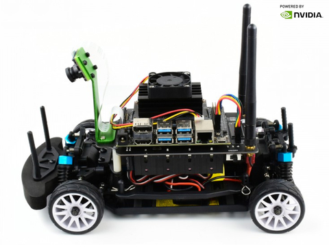 WaveShare JetRacer Pro AI Kit A Pro Version, High Speed AI Racing Robot Powered by NVIDIA Jetson Nano