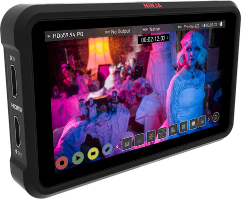 Atomos NINJA V 5" 4K HDMI Recording Monitor + Atomos AtomX CAST + CASE - Loja do Jangão - InterBros