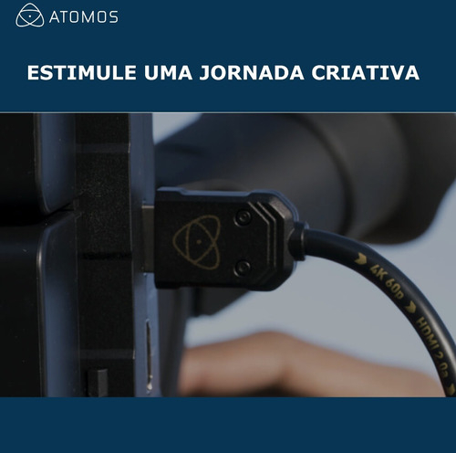 Atomos AtomFLEX Coiled Cabo HDMI 30cms até 60cms ATOM4K60C5 - Loja do Jangão - InterBros