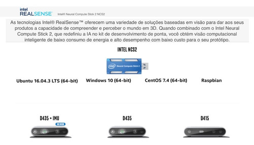 Intel Realsense Neural Compute Stick 2 NCS2 - loja online