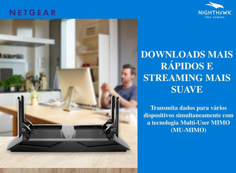 Netgear Nighthawk R8000P X6S Wifi Tri-Band Multi Player Gamer 325m²