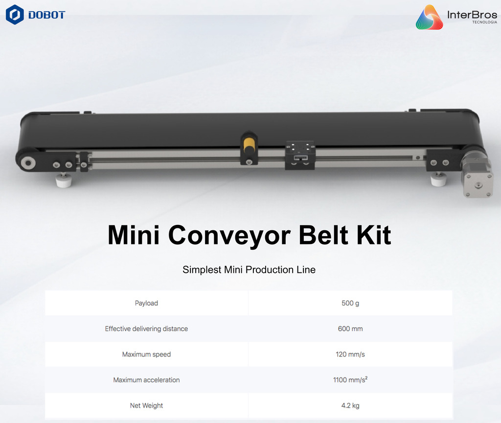 Dobot Mini Conveyor Belt Kit , para Dobot Magician , Kit Correia Transportadora , Entrando em um Universo de Simulação de Linha de Produção , Stem Education - buy online