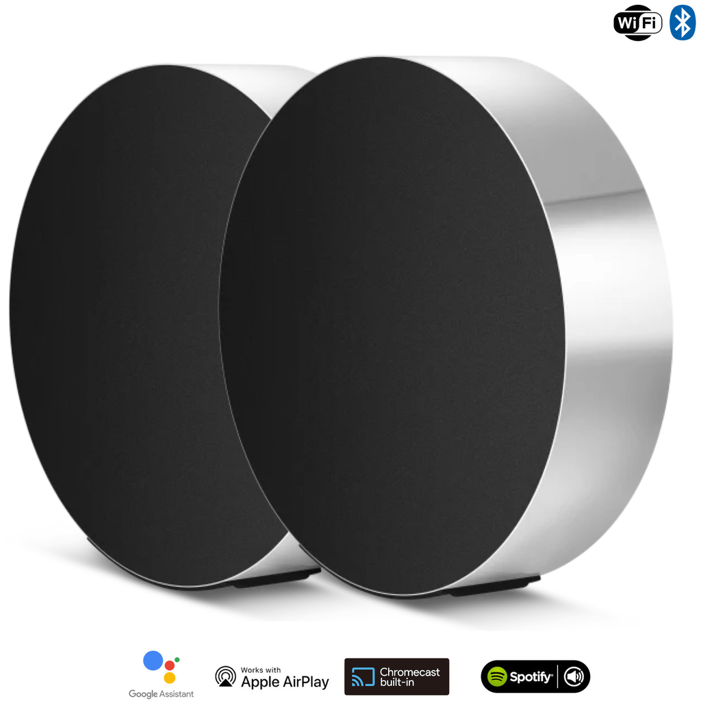 Bang & Olufsen Beosound Edge l Cor Natural l Wireless Multiroom Speaker l Auto Falante Compacto True 360º l Desafia a Gravidade l 1ª Porta de Graves Ativa do Mundo l Incríveis 800W l Controle de Som Direcional l WiFi & Bluetooth l Chromecast & Google Assistant Integrados l Compatível com Apple 2 & Spotify Connect l Recomendado para áreas de 20m² até 120m² - buy online