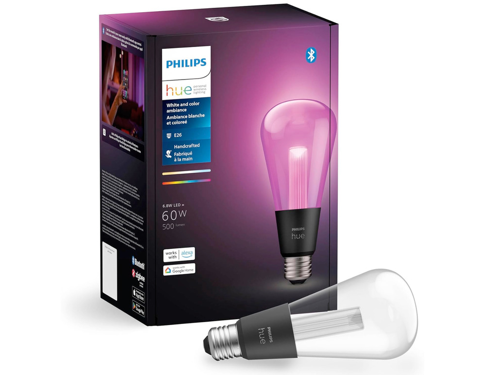 Philips Hue Lightguide ST23 Edison Smart LED Bulb , Bluetooth , WiFi