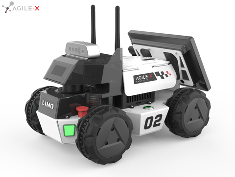 Agilex LIMO , Open-Source Mobile Robot (ROS compatible) , Autonomous 4X4 Mobile Robot , Artificial Intelligence , Educacional , Pesquisa , Competição , +12 anos