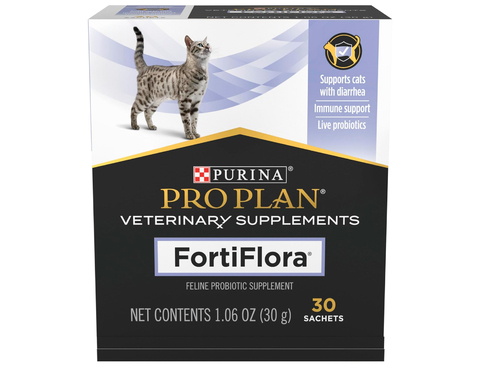 Purina Pro Plan Fortiflora Nutritional | Probiótico para Gatos | 30 Sachês