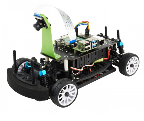 WaveShare PiRacer Pro Version, High Speed AI Racing Robot Powered by Raspberry Pi 4 model B 4GB , Supports DonkeyCar Project