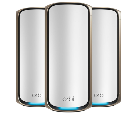 NETGEAR Orbi 970 Series Quad-Band WiFi 7 Mesh Network System RBE973S, 10 Gig Internet Port, BE27000 , 930m² - buy online