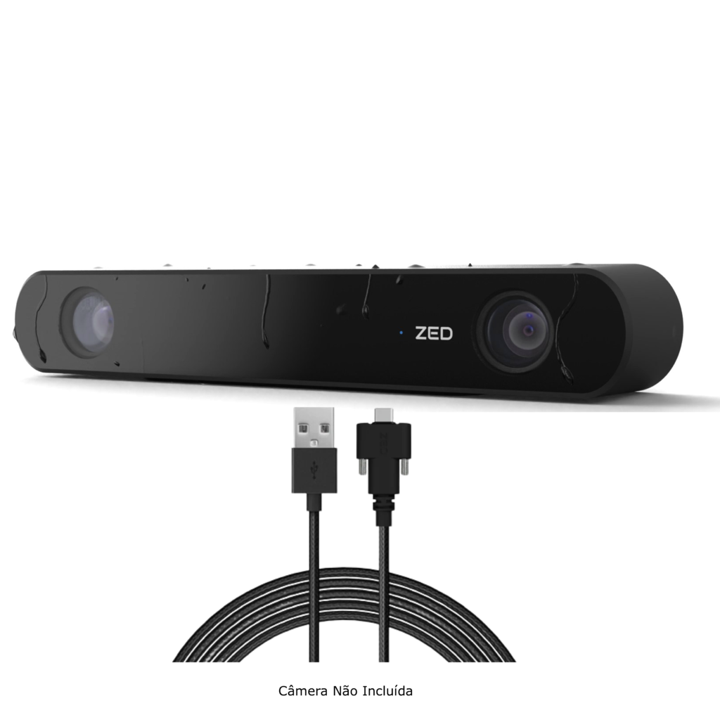 Stereolabs ZED 2i USB 3.0 Type-C Dual Screw Locking Cable | Compatível com a ZED 2i | Disponível em 1 mt , 3 mts , 5 mts e 10 mts - buy online