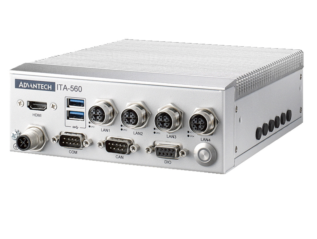 Advantech ITA-560NX Jetson Orin NX Rugged Computer Railway Certified , EN 50155 & EN 50121 Railway Power Standard