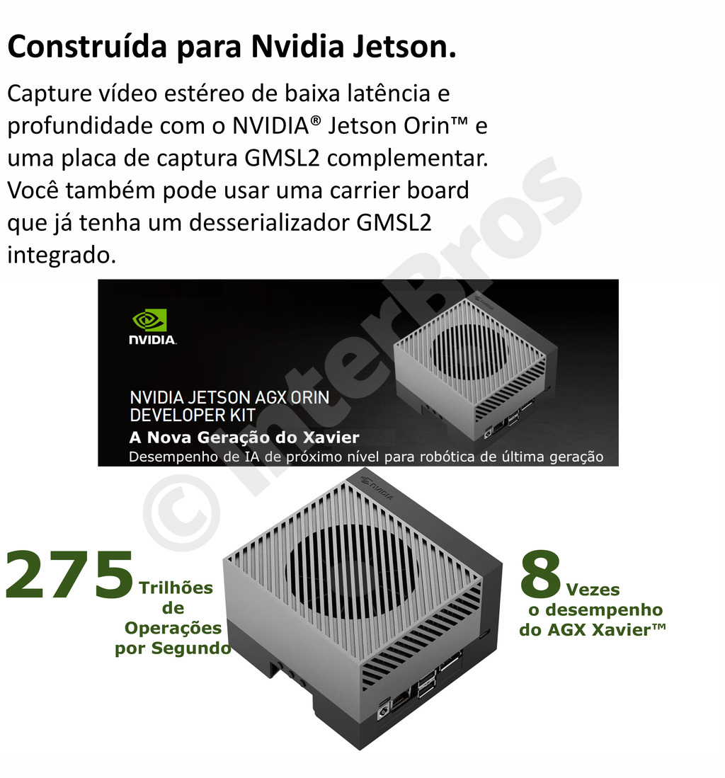 StereoLabs ZED X Stereo Camera , Designed for NVIDIA Jetson AGX Orin , With Polarizer , 4mm - loja online