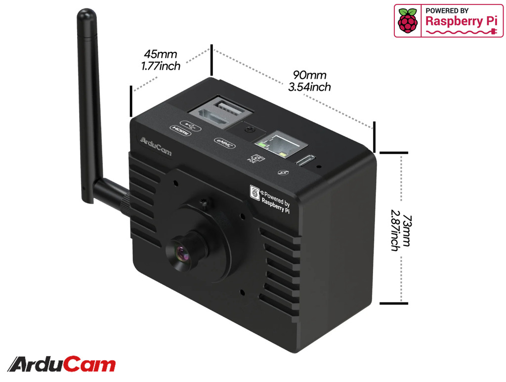 Arducam KingKong, All-in-one Raspberry Pi CM4 AI Camera Kit , B0507 na internet