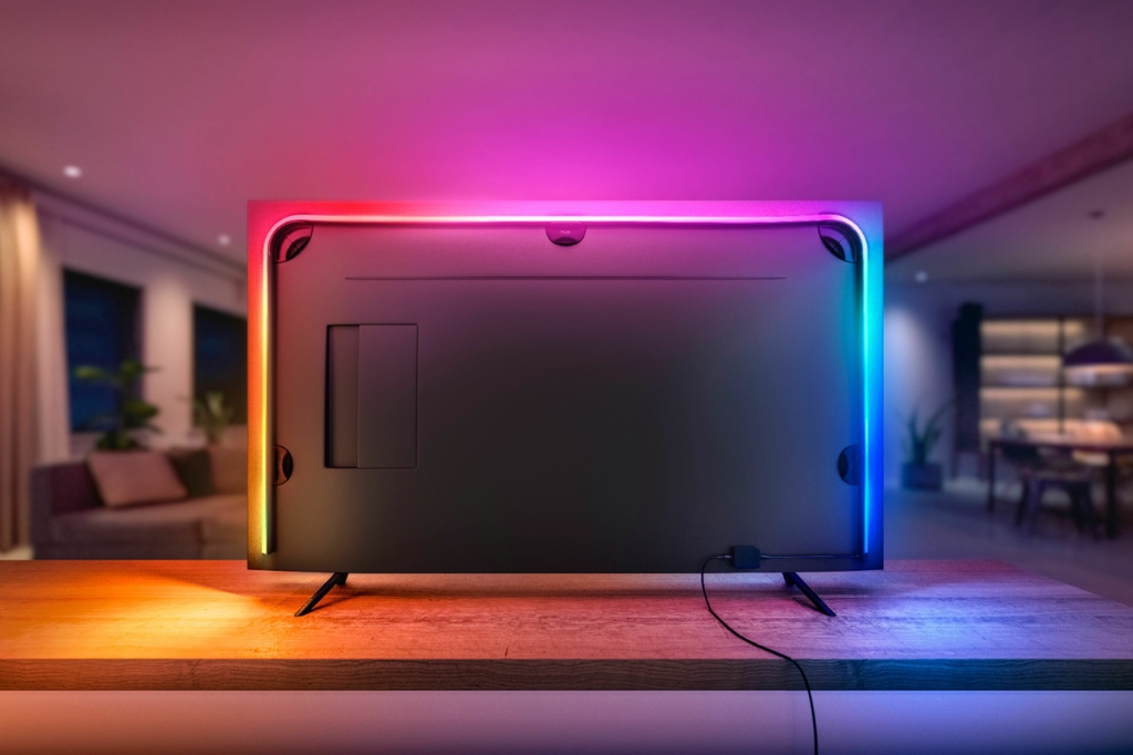 Philips Hue Play Gradient Lightstrip 55" + Hue Hdmi Sync Box TVs de 55" até 60" - comprar online