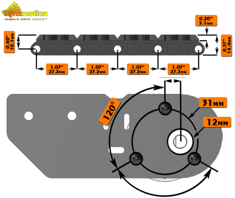 Lynxmotion SES-V2 Conveyor HD Kit , Esteira Transportadora