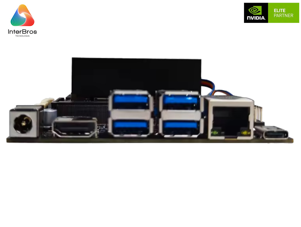 Nvidia Jetson Orin NX 8GB Developer Kit , Módulo Nvidia Jetson Orin NX 8GB , 900-13767-0010-000 , 128GB SSD