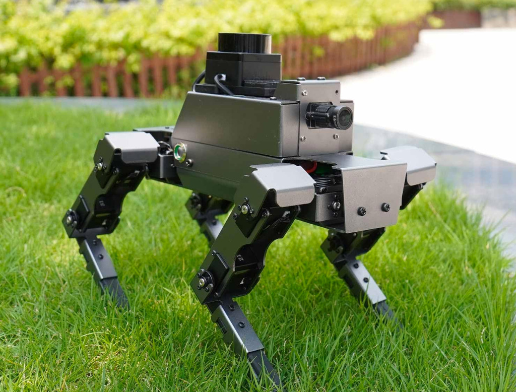 Yahboom 12DOF ROS2 Robot Dog DOGZILLA S2 , AI Vision, Support Lidar Mapping Navigation for Raspberry Pi 4B(Ubuntu 20.04+ROS2) - Loja do Jangão - InterBros