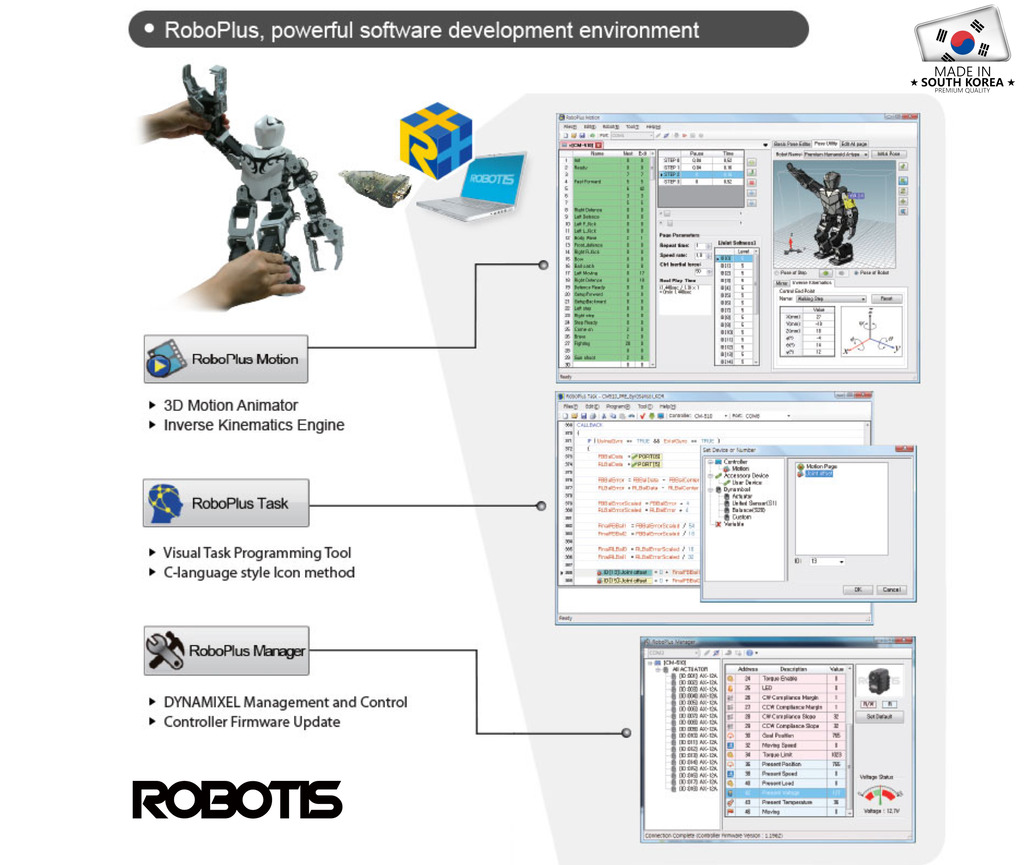 Robotis Bioloid Premium Robot Developer Kit , Educacional , Idade: 15+ - Loja do Jangão - InterBros