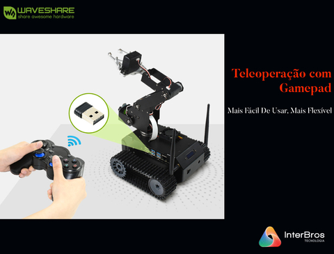 WaveShare JETANK AI Kit A, AI Tracked Mobile Robot, AI Vision Robot, NVIDIA Jetson Nano Developer Kit (B01) , Deep Learning, Autonomous Driving