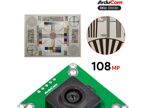 Imagem do ArduCam Camera 108MP USB 3.0 Sensor Sony IMX477 Foco Motorizado Compatível com todas Plataformas