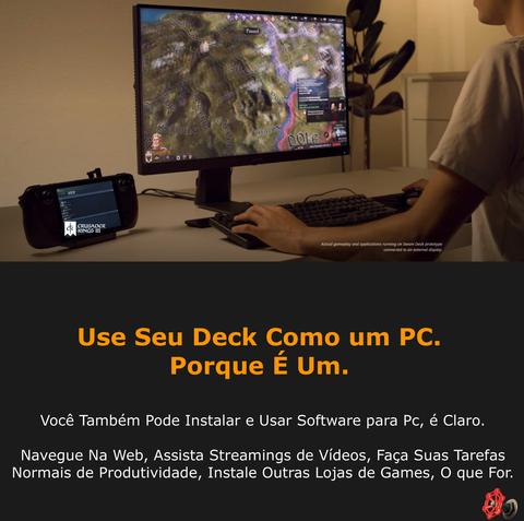 Valve Handheld Steam Deck l 64 GB eMMC SSD l 7" Touchscreen l All-in-one portable PC gaming l Full-featured gaming PC l PC Gamer Portátil l Recursos completos de PC l O portátil para jogos mais poderoso e completo do mundo l O dispositivo gamer mais esperado dos últimos anos - loja online