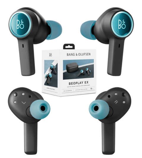 Bang & Olufsen Beoplay EX | Wireless Bluetooth Earphones | Com Microfone e Cancelamento de Ruído Ativo | 20 horas de Reprodução | Ajuste confortável À Prova de Chuva e Suor | Feito para Multitarefa | Escolha a Cor - Loja do Jangão - InterBros