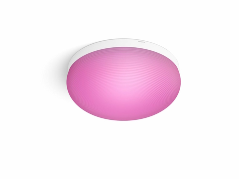 Philips Hue White & Color Ambiance Flourish Ceiling Light l 2ª Geração l Luminária de Teto Inteligente Plafon l Bluetooth e WiFi l Alto Fluxo Luminoso 2.250 lumen l LED Integrado l Compatível com Alexa, Apple Homekit & Google Assistant | Funciona com Bluetooth e/ou com a Hue Bridge - loja online