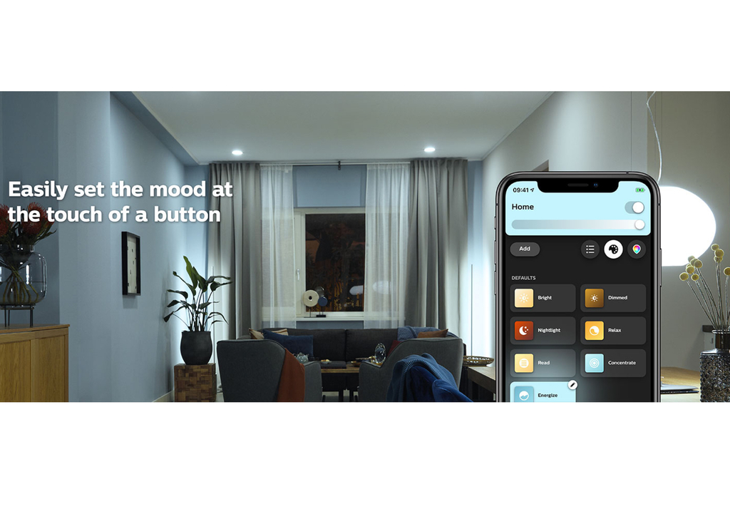 Imagem do Philips Hue White Ambiance BR30 65W | 3ª Geração | Bluetooth Smart Flood Light | Lâmpada Spot de Embutir | Compatível com Alexa, Apple Homekit & Google Assistant | Funciona com Bluetooth e/ou com a Hue Bridge l Kit2