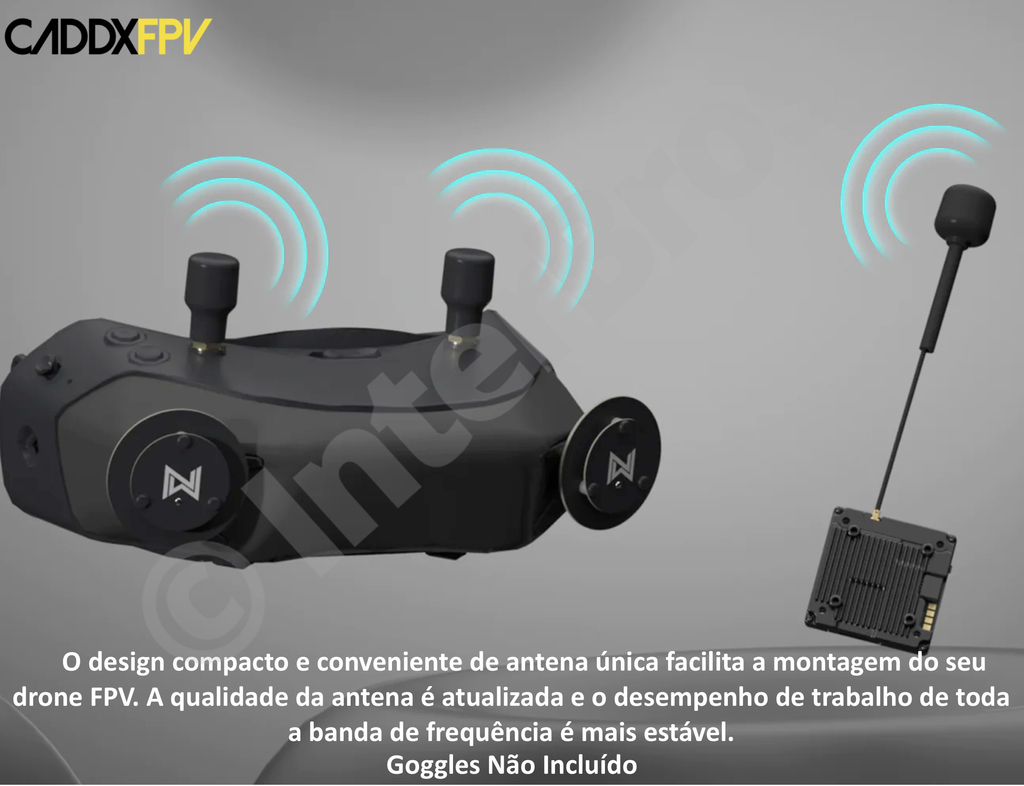 CADDXFPV Walksnail Avatar HD Pro Kit 32GB Receiver com Gyro & Camera l Kit FPV Drones & UAVs l Compatível com DJI Camera & Fatshark - Loja do Jangão - InterBros