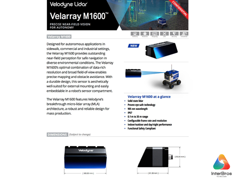 Velodyne Lidar Velarray M1600 - buy online