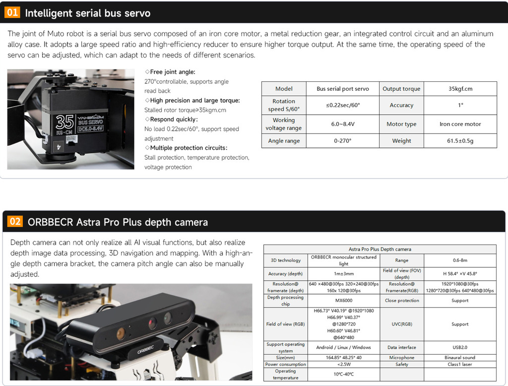 Image of Yahboom 18DOF Muto RS ROS Robotic Kit DIY Programming Development Hexapod Robot, NVIDIA Jetson NANO 4GB B01 , 945-13450-0000-000