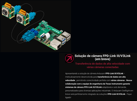 Imagem do Arducam 64MP Motorized Focus USB 3.0 Camera Module , Raspberry Pi 5 , Sem Case , B0475-1