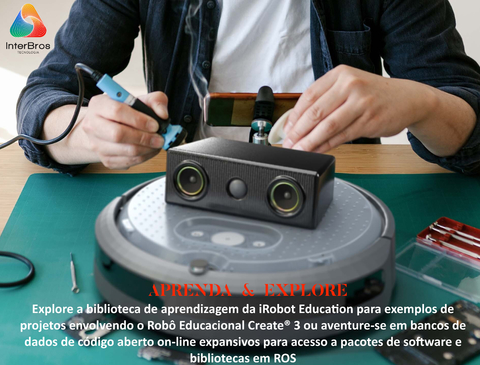 Imagem do iRobot Create 3 , Robot Educacional , Raspberry Pi 4 ROS 2