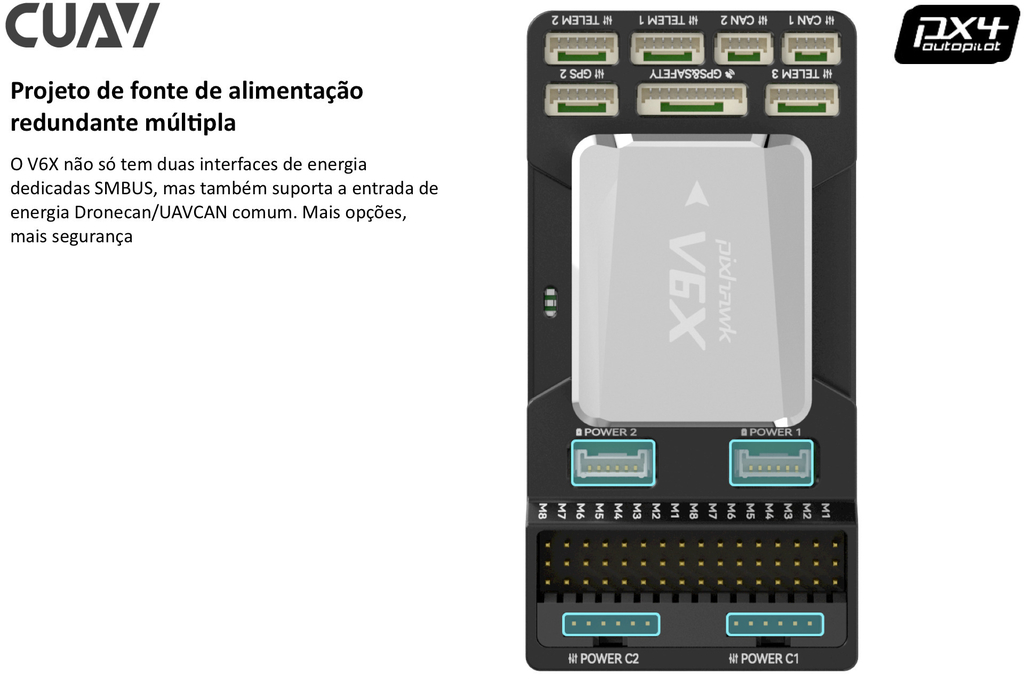 CUAV Pixhawk V6X flight controller Drones & UAVs - loja online