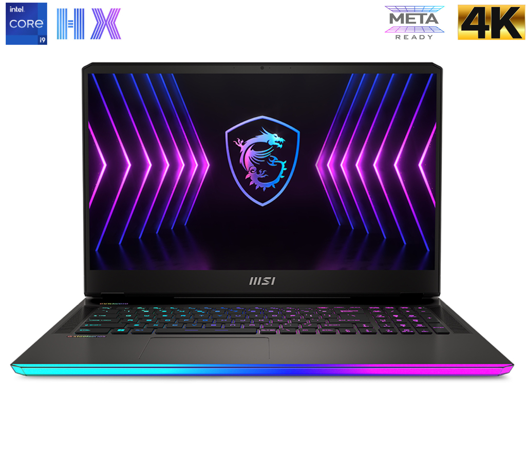 MSI 17.3" Raider GE77 HX Gaming Laptop l 16 Cores CPU l Meta Universe Ready l Cooler Booster 5 l 1.5-4.8 GHz Intel Core i7-12800 HX (12th Gen) l 17.3" 2560 x 1440 240 Hz QHD Display l 16 GB DDR5 RAM | 1TB NVMe SSD Gen4x4 l NVIDIA GeForce RTX 3070 Ti (8GB GDDR6) l Windows 11 Pro l 12UHS-004