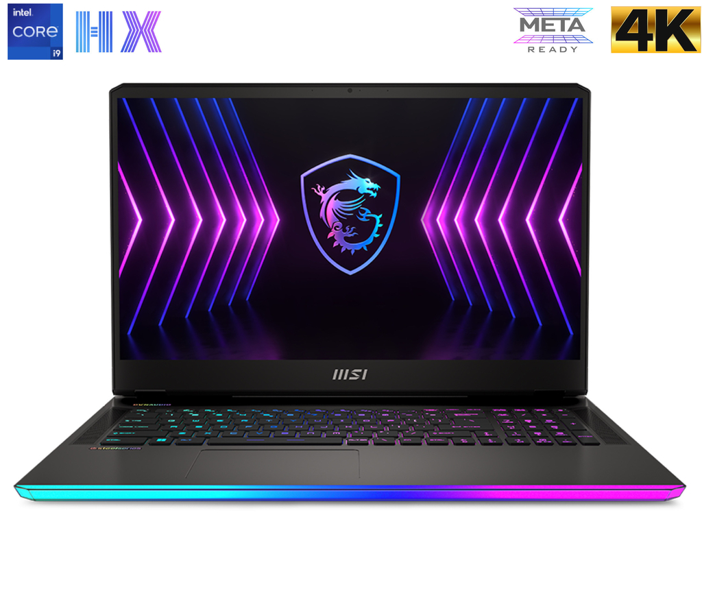 MSI 17.3" Raider GE77 HX Gaming Laptop 360 Hz FHD Display 16 GB RAM 1TB SSD GeForce RTX 3080 Ti