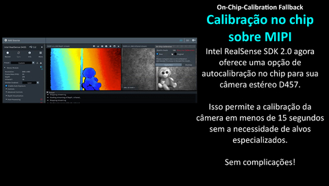 Imagem do Intel RealSense Stereo Depth 3D Camera D457 l IP65 a prova de poeira e água l Interface GMSL/FAKRA l IMU integrado l Projetada para Robôs autônomos