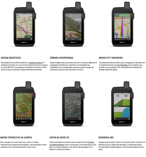 Imagem do Garmin Montana® 750i | Sistema de Navegação GPS Robusto | À Prova d'água | TouchScreen | Câmera 8MP | WIFI Bluetooth ANT+ | Tecnologia inReach