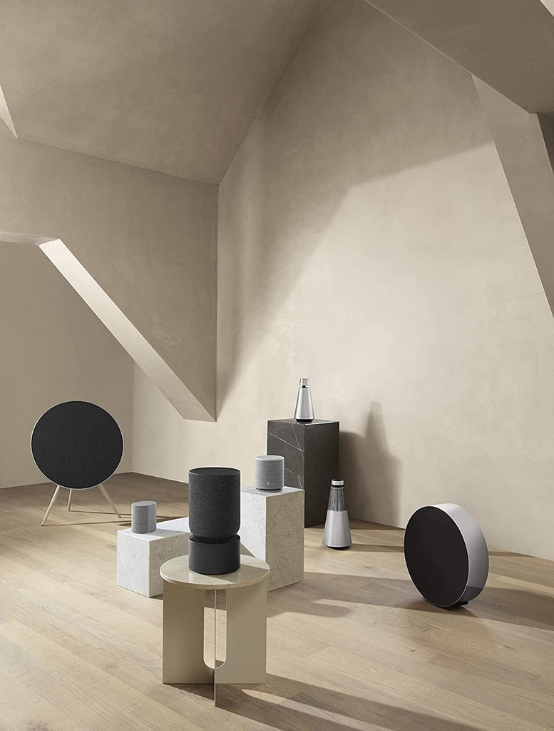 Bang & Olufsen Beosound Balance, Black Oak , Wireless Smart 360º Speaker, Poderoso Som de 850W , Recomendado para áreas de 10m² até 80m² - online store