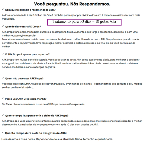 ARK Drops Suplemento Dietético Vegano Impulsionador de Desempenho e Respiração - Loja do Jangão - InterBros