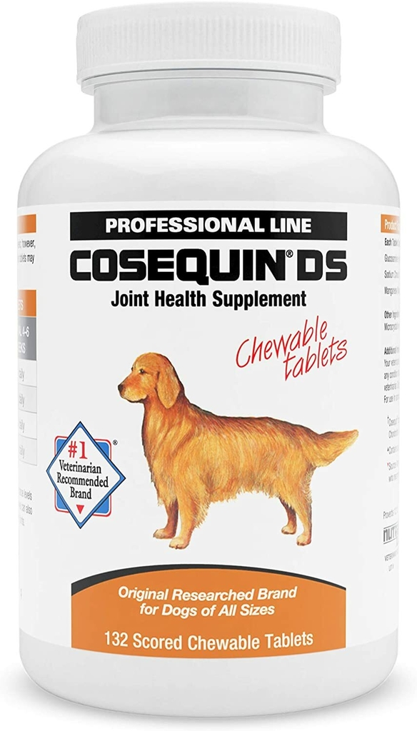 Cosequin DS Nutramax Cães 132 Tabletes Mastigáveis