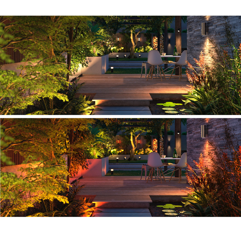 Imagem do Philips Hue Amarant l Outdoor Light Bar l LED Wall Floodlight l Luminária Inteligente Outdoor de Piso l Alto Fluxo Luminoso de até 2.800 lumen l LED Integrado l Sem Fonte de Energia l Compatível com Alexa, Apple Homekit & Google Assistant l Requer Hue Bridge