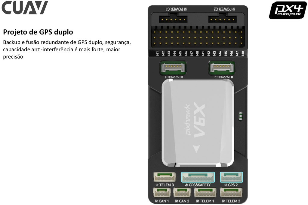 Imagen de CUAV Pixhawk V6X flight controller Drones & UAVs