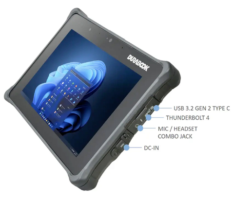 Durabook l R11 Rugged Tablet l Tablete Industrial Robusto l Elegante e Compacto l 1.6" FHD (1920 x 1080) LCD l Até 1.000 nits l Personalizável l Projetado para os ambientes mais severos l Peça um orçamento
