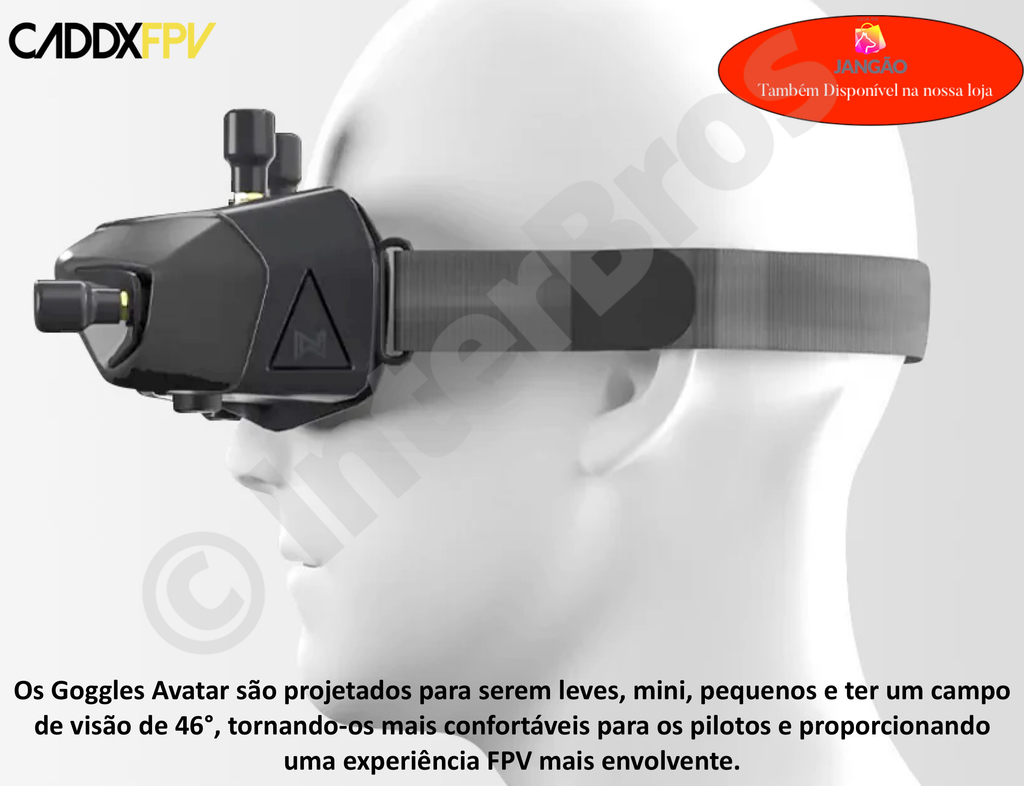 Imagem do CADDXFPV Walksnail Avatar HD Pro Kit 32GB Receiver com Gyro & Camera l Kit FPV Drones & UAVs l Compatível com DJI Camera & Fatshark