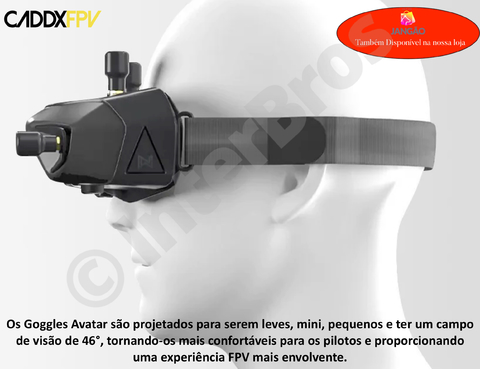 Imagem do CADDXFPV Walksnail Avatar HD Pro Kit 32GB Receiver com Gyro & Camera l Kit FPV Drones & UAVs l Compatível com DJI Camera & Fatshark