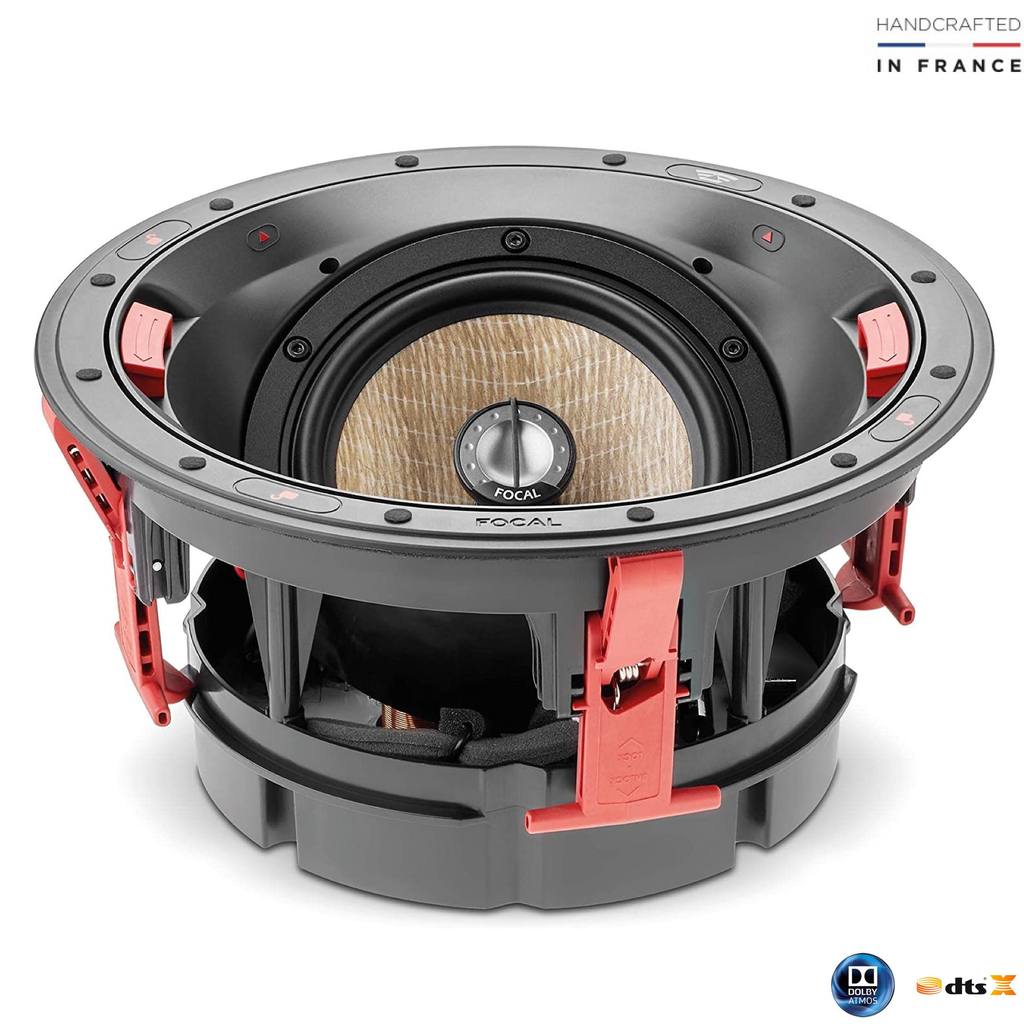 Focal 300 ICA6 l In-Ceiling / In-wall Angled l Driver Angled at 35° l Adequa-se a posição em que você está ouvindo l Tecnologia Flax™ l Coaxial 2-way Loudspeaker l Dolby Atmos DTS:X l Auto Falante de Teto e Parede - online store