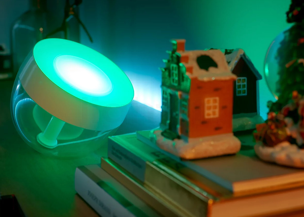 Philips Hue Iris White l White and Color Ambiance l Bluetooth Table Lamp Smart Lighting l 2ª Geração l Luminária de Mesa e Piso l Compatível com Alexa, Apple Homekit & Google Assistant | Funciona com Bluetooth e/ou com a Hue Bridge - loja online