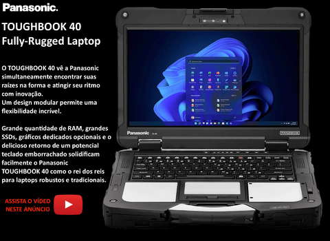 Panasonic TOUGHBOOK 40 14" Rugged Laptop , Intel Core i7-1185G7 (up to 4.8GHz), 16GB, 512GB SSD, Display 14" FHD Touchscreen, Intel Wi-Fi 6, Bluetooth, 5MP Webcam, IP66 , FZ-40CCAAXAM on internet