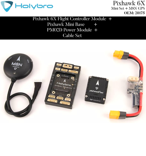 Holybro Pixhawk 6X l Sistema de Voo & GPS l Controlador de voo modular l UAVs & Drones l 11053 l 18062 l 18074 l 18066 l 18078 l 20172 l 20173 l 20295 l 20175 l Escolha seu Kit - Loja do Jangão - InterBros